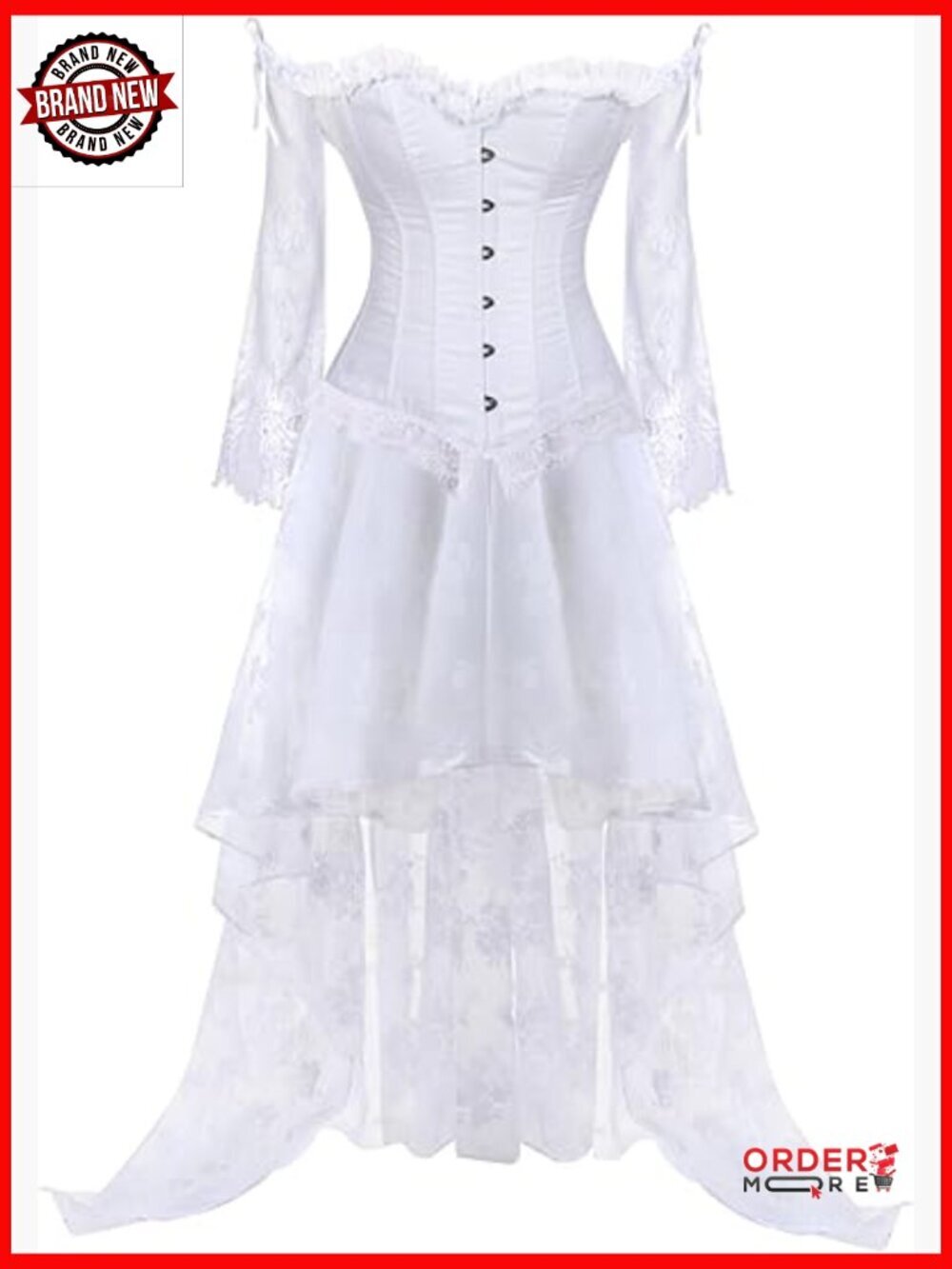 Plus Size Victorian Corset Top for Renaissance Costume, Overbust Bustier